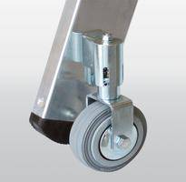 Feder-Lenkrolle links