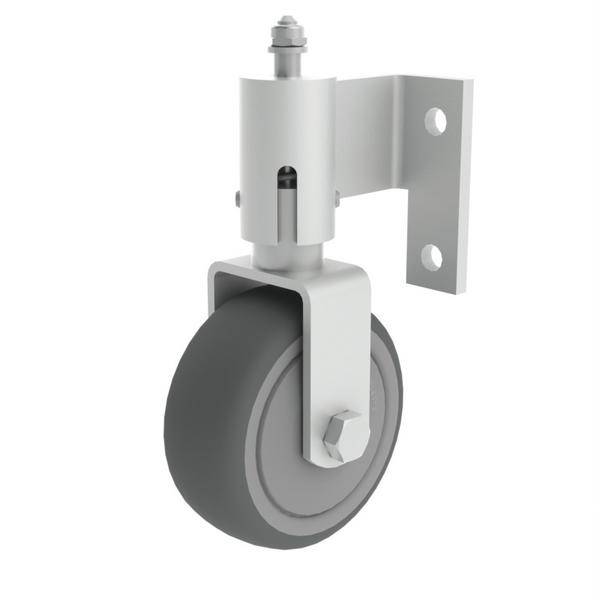 Federrolle für Regalleiter rechts