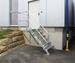 Aluminium-Treppe mit Plattform 45° 18Stufen<br>300478