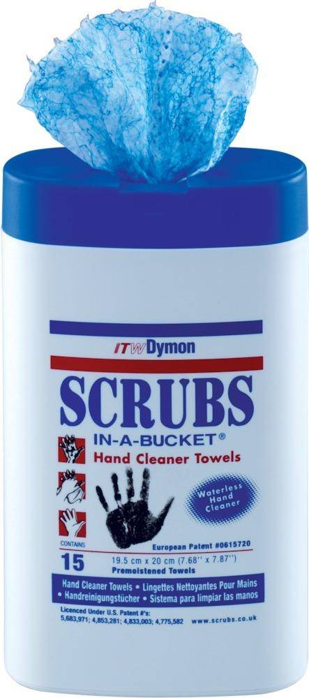 Scrubs-Reinigungstücher Eimer mit 72 Tücher