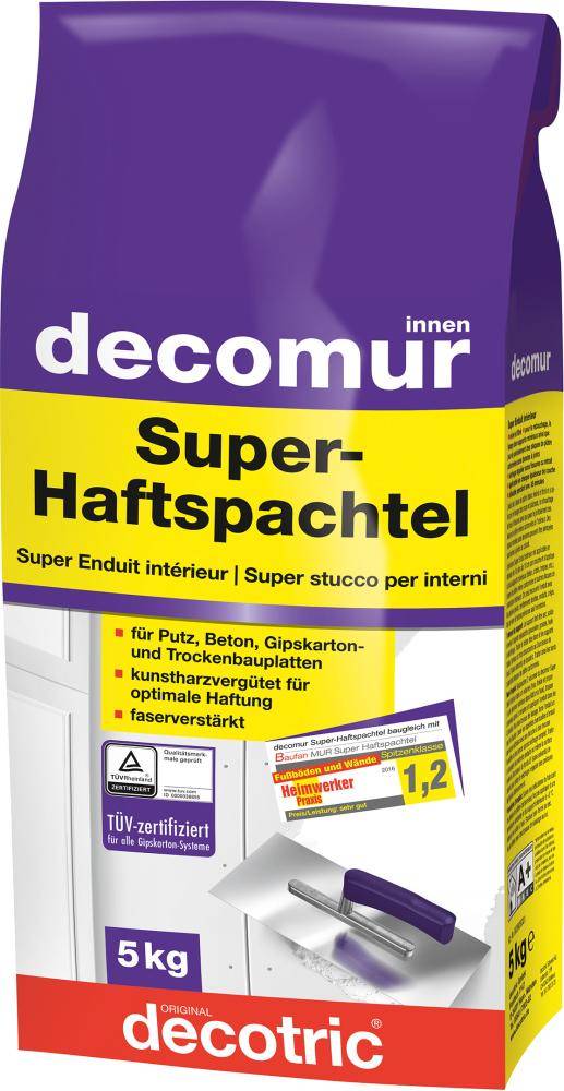 Super-Haftspachtel Decomur 5KG