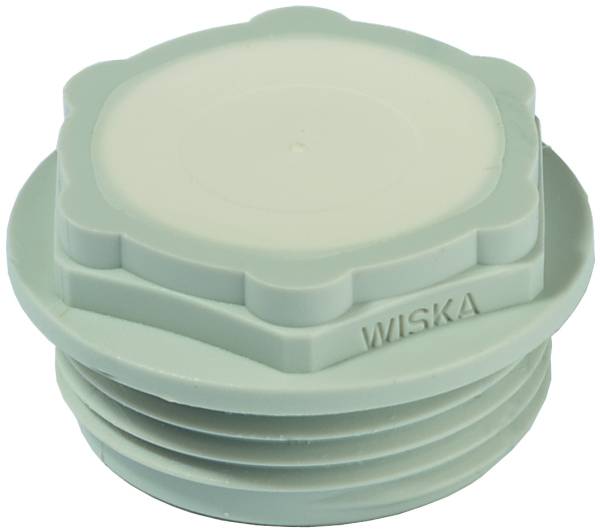WISKA Membranschraube, 10062568, EMS 20, RAL 7035, Lichtgrau