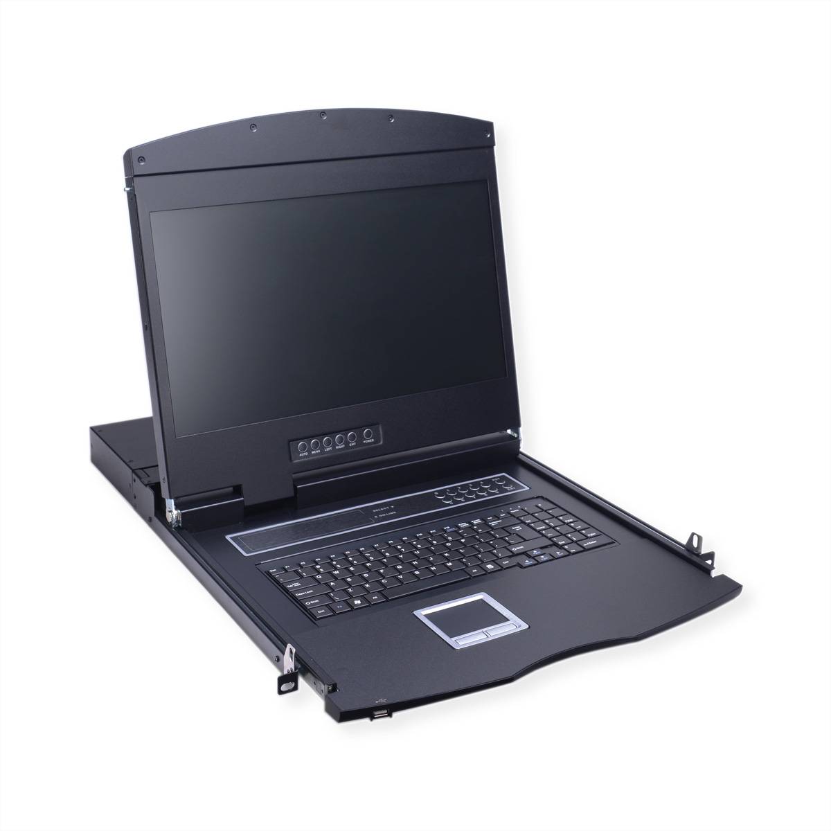 VALUE 19"-KVM-Switch, 8-Port, 43 cm (17") TFT (4:3), VGA, USB, Tastaturlayout D