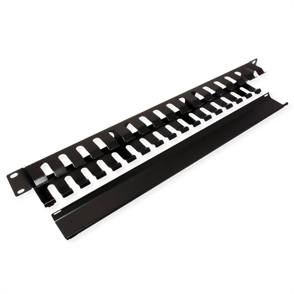 Value 26.99.0304 19 Zoll Netzwerkschrank-Frontblende 1 HE Schwarz (RAL 9005)