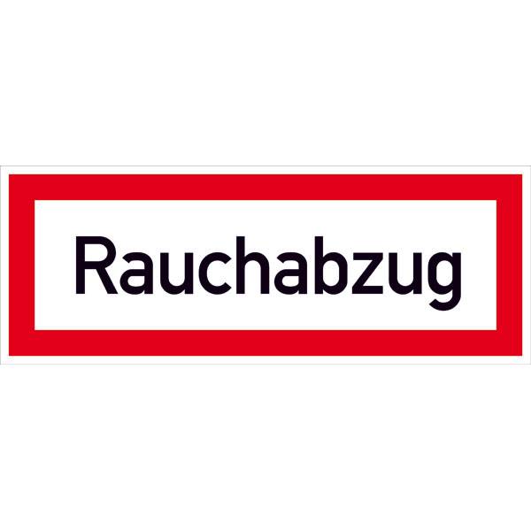 Rauchabzug Hinweisschild für den Brandschutz, 3M Folie refl.,29,70x10,50cm DIN 4066-D1