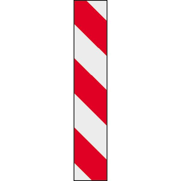 Warntafel für überlange und überbreite Kfz, rechtsweisend 80x14,1 cm