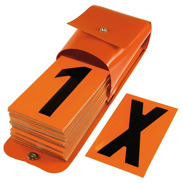 Zifferntafel für Tankfahrzeuge Leerfeldstreifen, Einzelkomponente, 28x11,7 cm ADR/GGVS