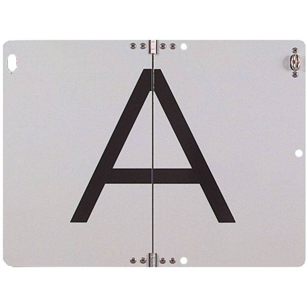 Warntafel zur Kennzeichnung von Abfalltransporten (A-Tafel), klappbar, 40x30 cm