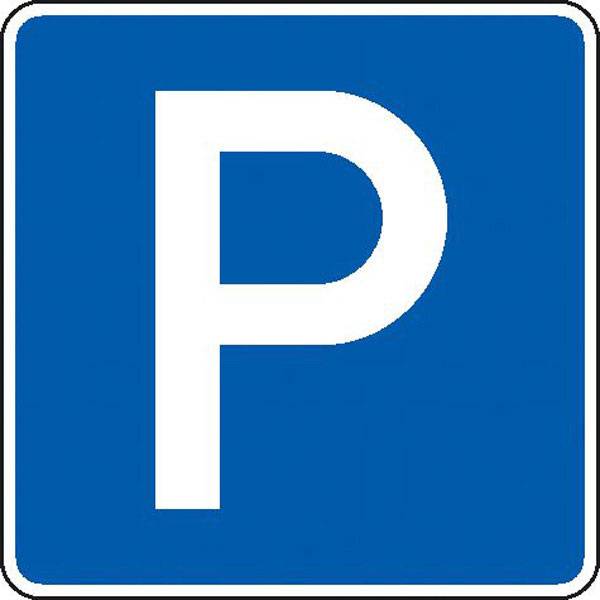 Parkplatz Verkehrsschild StVO Typ 1, Nr. 314, 60x60 cm StVO - Nr. 314