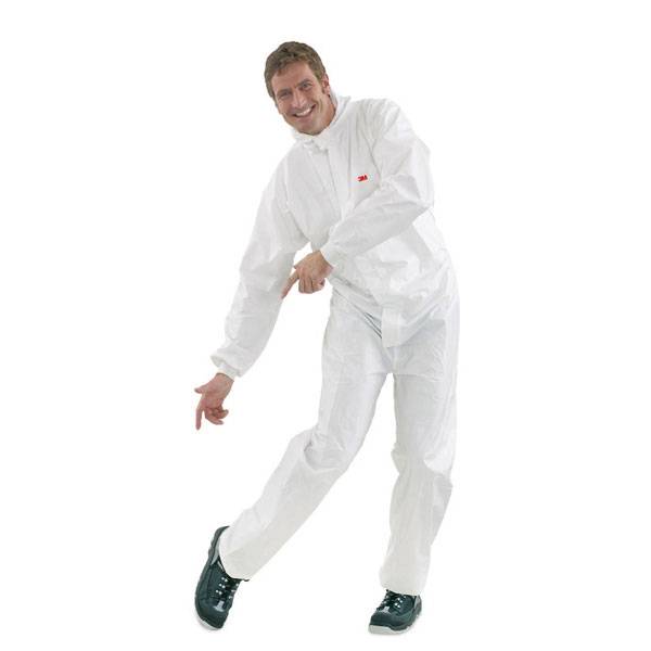 Schutzanzug von 3M, Schutztyp 5/6, CE-Kategorie III, weiß Version: XL - Größe XL