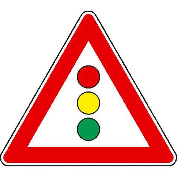 Verkehrsschild nach StVO Typ 1, Nr. 131, Lichtzeichenanlage, SL: 90,0 cm