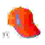 Warn-Kappe für Kinder mit Reflexelementen, Farbe: orange