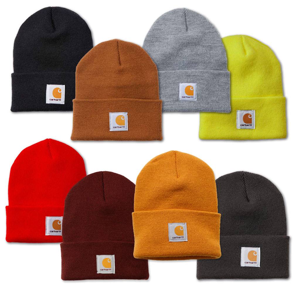 Carhartt Beanie Watch Hat Strickmütze in verschiedenen Farben, One Size Version: 03 - Farbe: grau
