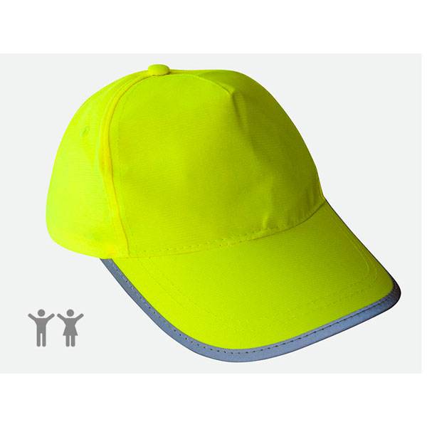 Warn-Kappe für Kinder, Farbe: gelb