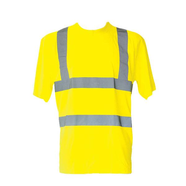 Korntex Warnschutz T-Shirt, fluoreszierend gelb, Größe: M - 3XL Version: XL - Größe XL