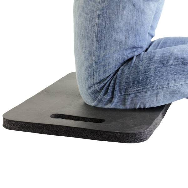 Arbeitsplatzmatte, Kniematte, PVC-Nitril, schwarz, 53,0 x 36,0 x 2,5 cm