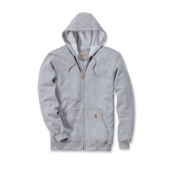 Carhartt K122 Kapuzenpullover Zip Hooded Sweater Original Fit - Carbon Heather - Medium