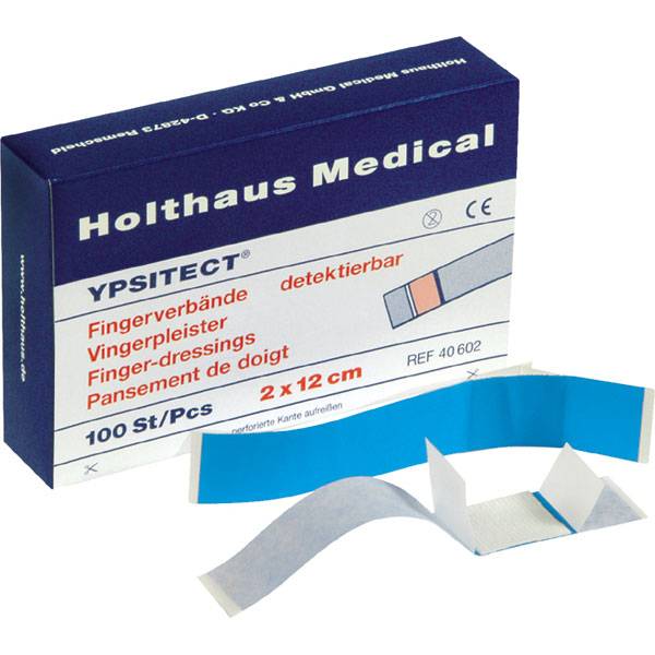 Ypsitect Fingerverband detektabel Inhalt: 100 Stück, Größe (LxB): 12,0 x 2,0 cm
