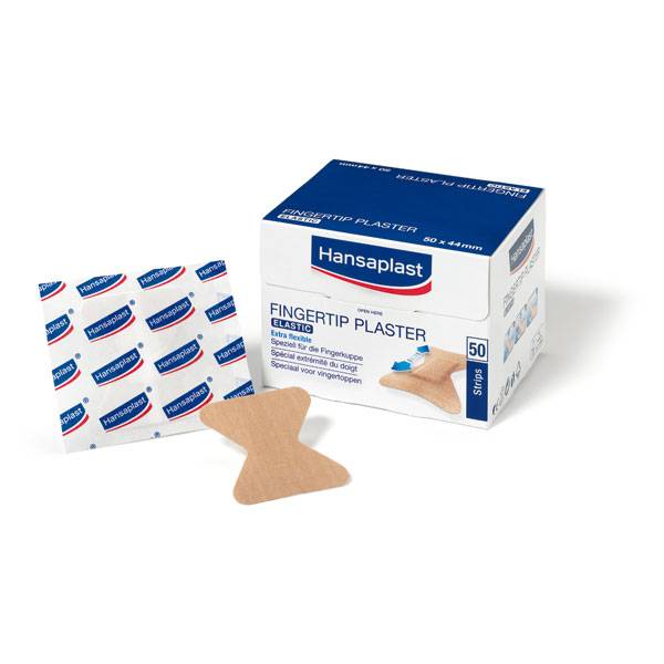 Wundversorgung Pflaster, Hansaplast FINGERKUPPENPLASTER, Elastic, 4,4 x 5,0 cm, 50 Stück