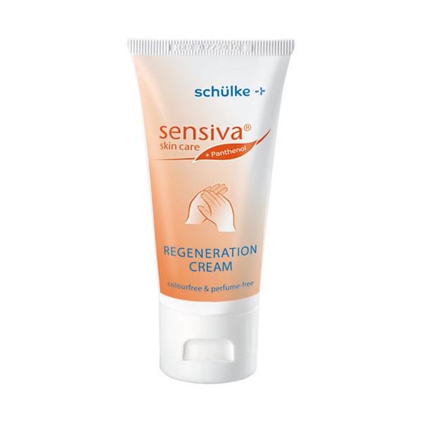 Schülke sensiva Regenerationscreme, zur Pflege beanspruchter Haut, Inhalt: 50 ml