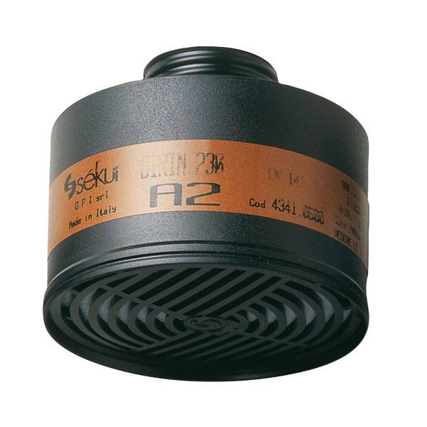 Atemschutz Gasfilter DIRIN 230 A2, DIN EN 14387, Schutz gg. Dämpfe organ. Verbindungen