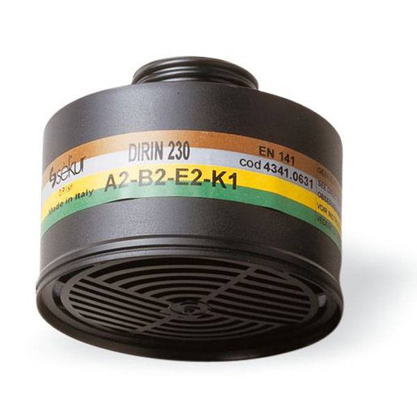 Atemschutz Mehrbereichsfilter DIRIN 230 A2 B2 E2 K1, DIN EN 14387