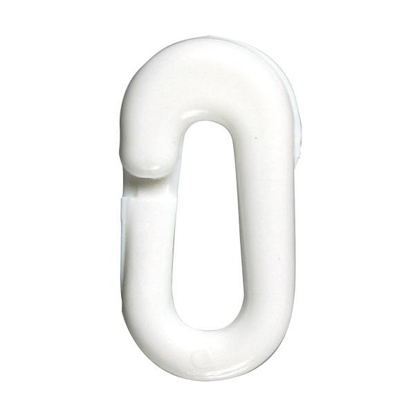 Ketten Zubehör Verbindungsglied, weiß, Kunststoff, zur Montage am Kettenständer