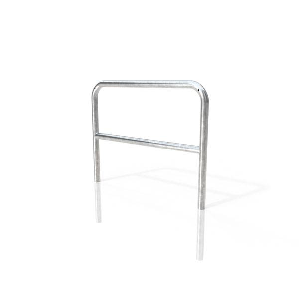 Anlehnbügel, Knierohr, zum Einbetonieren, feuerverz. 120 x 115 cm