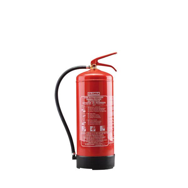 GLORIA Pulver Feuerlöscher Brandklasse A/B/C, 12kg, Manometer