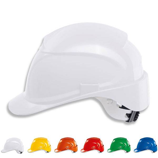 Uvex Airwing B-WR Schutzhelm - Belüfteter Arbeitshelm für die Baustelle - Blau