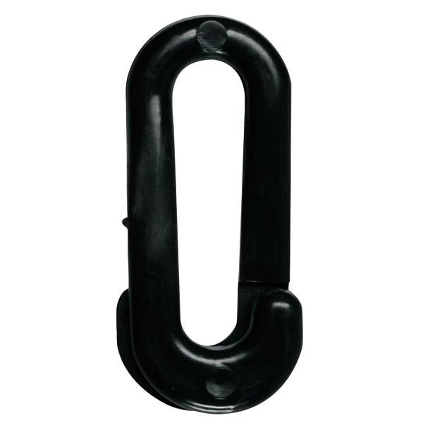 Ketten Zubehör Verbindungsglied, schwarz, Kunststoff, zur Montage am Kettenständ