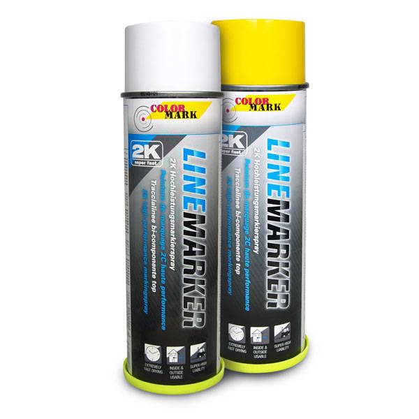 COLORMARK 2K-Linemarker, Farbe und Härter, Farbe: Weiß, 500ml
