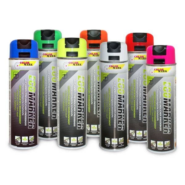 COLORMARK Ecomarker Kreidespray, Farbton: fluogelb, Inhalt: 500ml