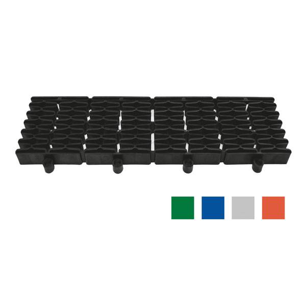 Bodenbeläge Arbeitsplatzmatten Zubehör YOGA Rost Expansionsleisten blau, silber, rot, 30 x 7,5 cm Version: 01 - Grün