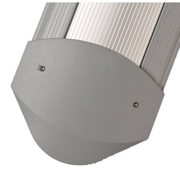 Ersatz-Endkappen für EasyLoader Flexi und Alu, 2 Stück, hellgrau