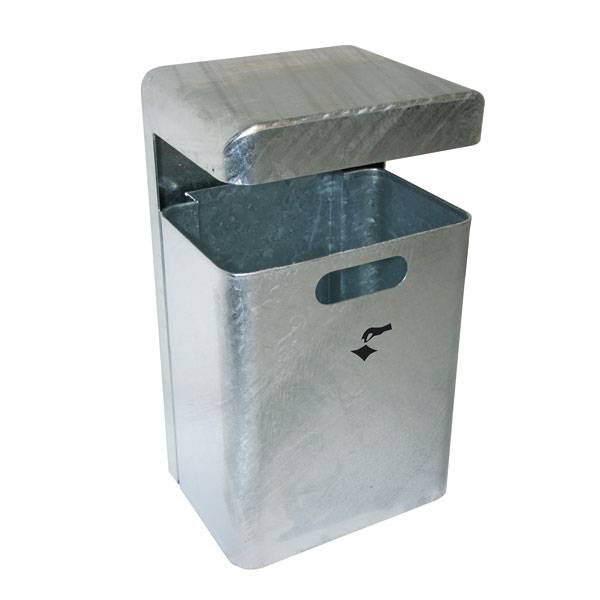 Abfallbehälter, Außenbereich, ohne Ascher, 54,0/70,0 x 32,0 x 26,0 cm
