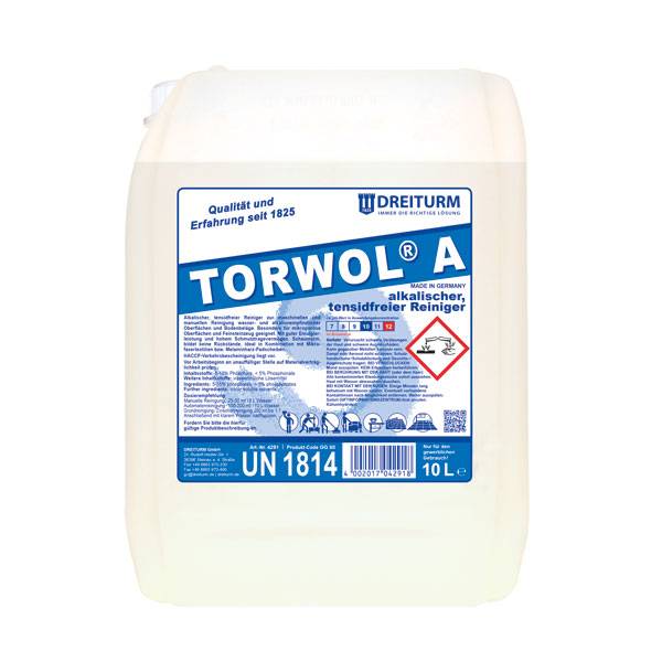 DREITURM Torwol A alkalischer tensidfreier Reiniger, Inhalt: 10 l