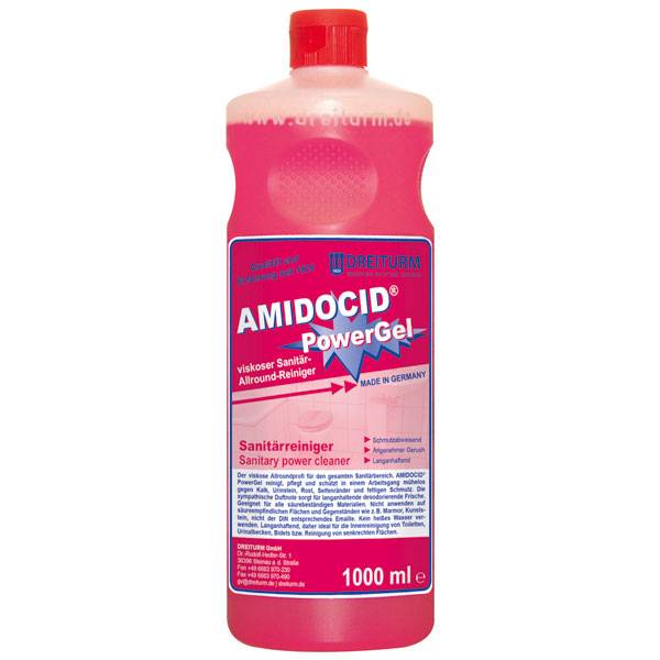 DREITURM Amidocid Powergel viskoser Sanitärreiniger, Inhalt: 1 l