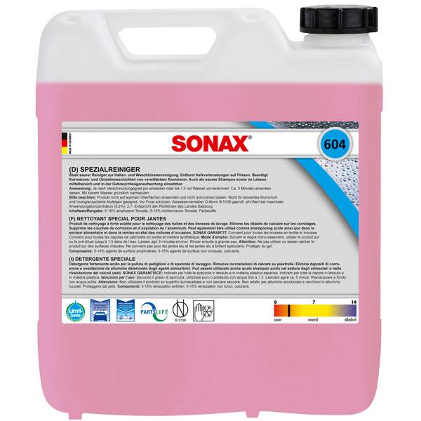 SONAX 06046000 SpezialReiniger 10 l