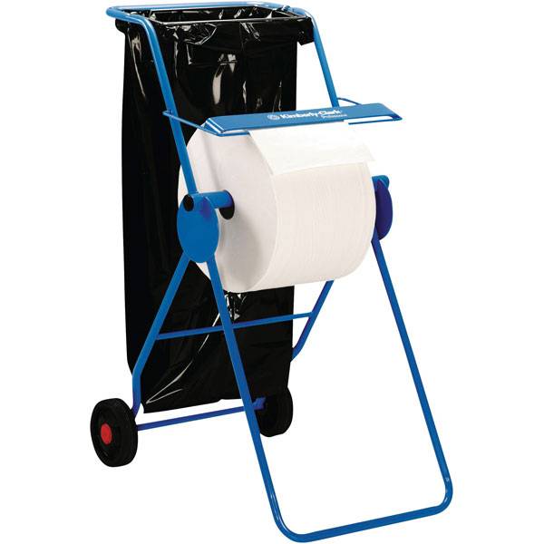 Kimberly-Clark® Professional™ Bodenständer für Großrollen, Metall, Blau Größe: 96,00cm x