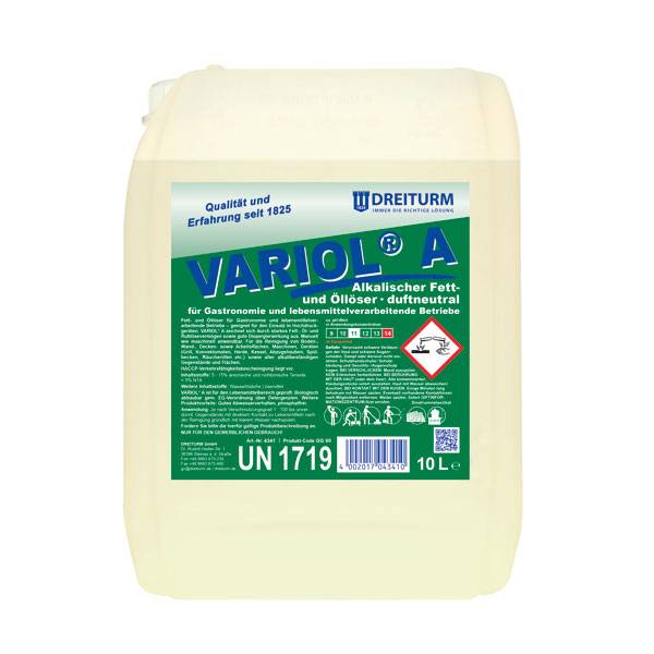 DREITURM Variol A Fett- und Öllöser, Inhalt: 10 l
