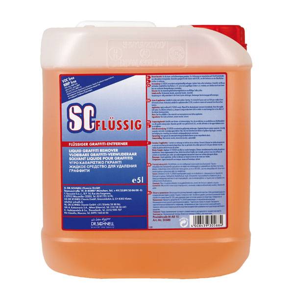 Graffiti Entfernung SC 08, flüssiger Graffiti-Entferner, (07)Kanister 5l, schnell und effektiv