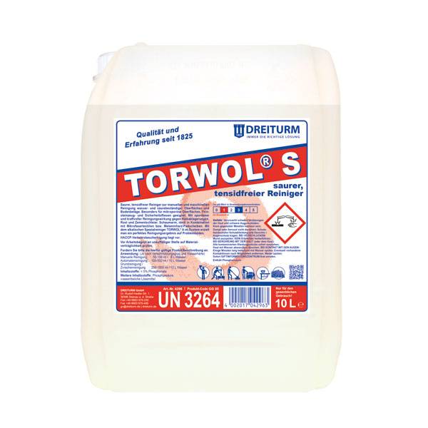 DREITURM Torwol S saurer tensidfreier Reiniger, Inhalt: 10 l