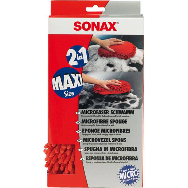 SONAX Microfaser Schwamm 428100, 1 Stück
