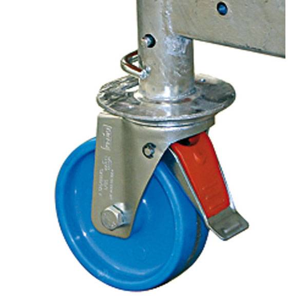 Rollgerüst Arbeitsgerüst Fahrrollensatz (Artikel KA710116)Durchm. 12,5 cm, nicht höhenverstellbar