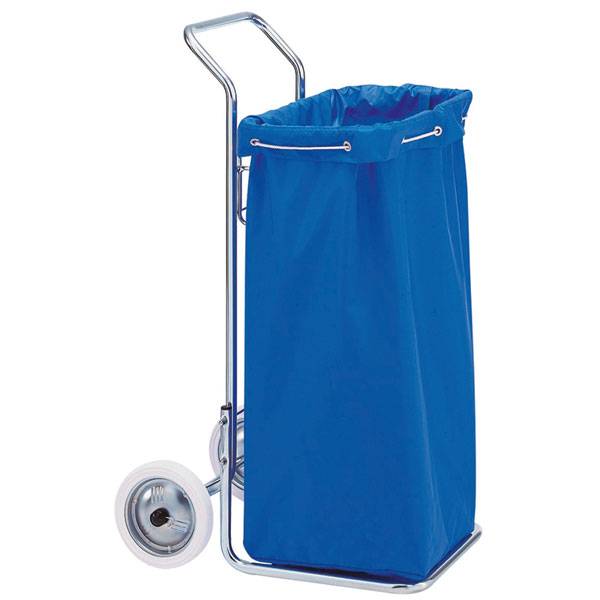 Abfallwagen VERMOP, Grundgestell, Räder 185 mm, Größe: 96,0 x 47,0 x 57,0 cm