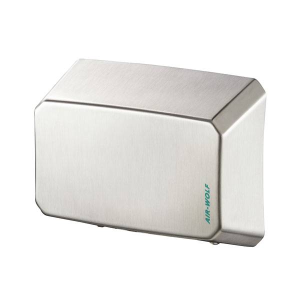 AIR-WOLF Händetrockner, Serie B, Edelstahl gebürstet, BxHxT: 27,5x21,6x10,0cm