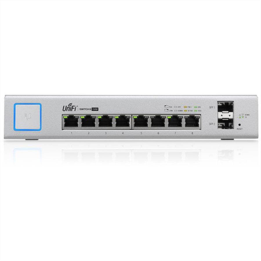 Ubiquiti Networks US-8-150W Netzwerk Switch 8 + 2 Port PoE-Funktion