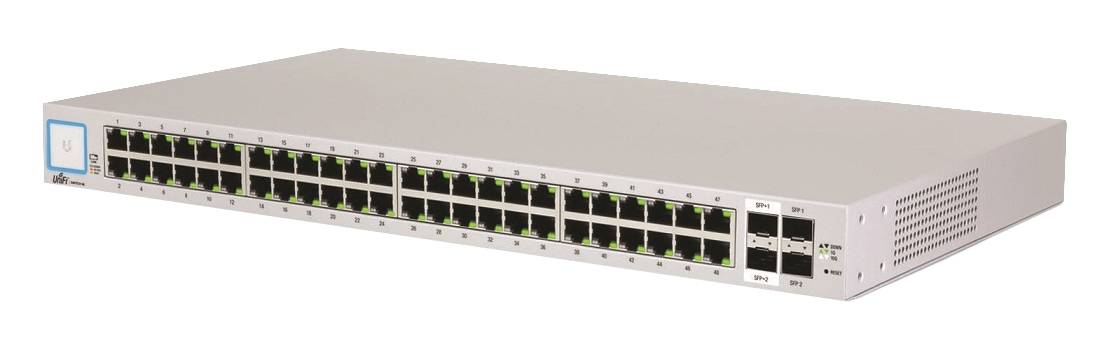 Ubiquiti US-48-500W 48-Port PoE+ Switch Managed Gigabit mit SFP Rackmount 24V