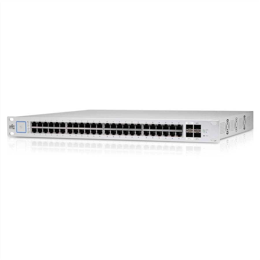 Ubiquiti US-48-500W 48-Port PoE+ Switch Managed Gigabit mit SFP Rackmount 24V
